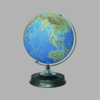 地勢図タイプ地球儀 | SHOWAGLOBES 昭和カートン地球儀事業部