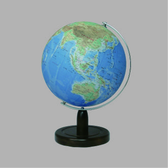 地勢タイプ地球儀