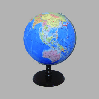 行政タイプ地球儀