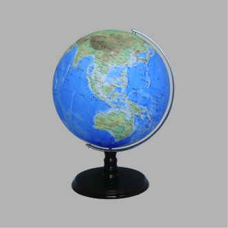 地勢図タイプ地球儀 | SHOWAGLOBES 昭和カートン地球儀事業部